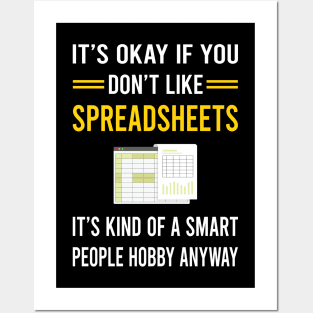 Smart People Hobby Spreadsheet Spreadsheets Posters and Art